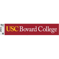 USC Trojans Cardinal Bovard College Decal